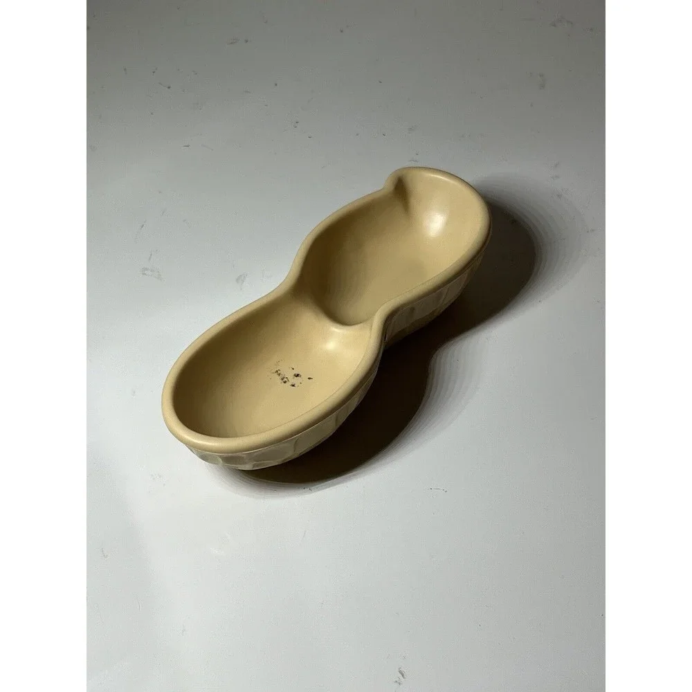 AVON Mr.Peanut Nutty Soap Dish Nut Shell Shaped Bowl Brown 6.5